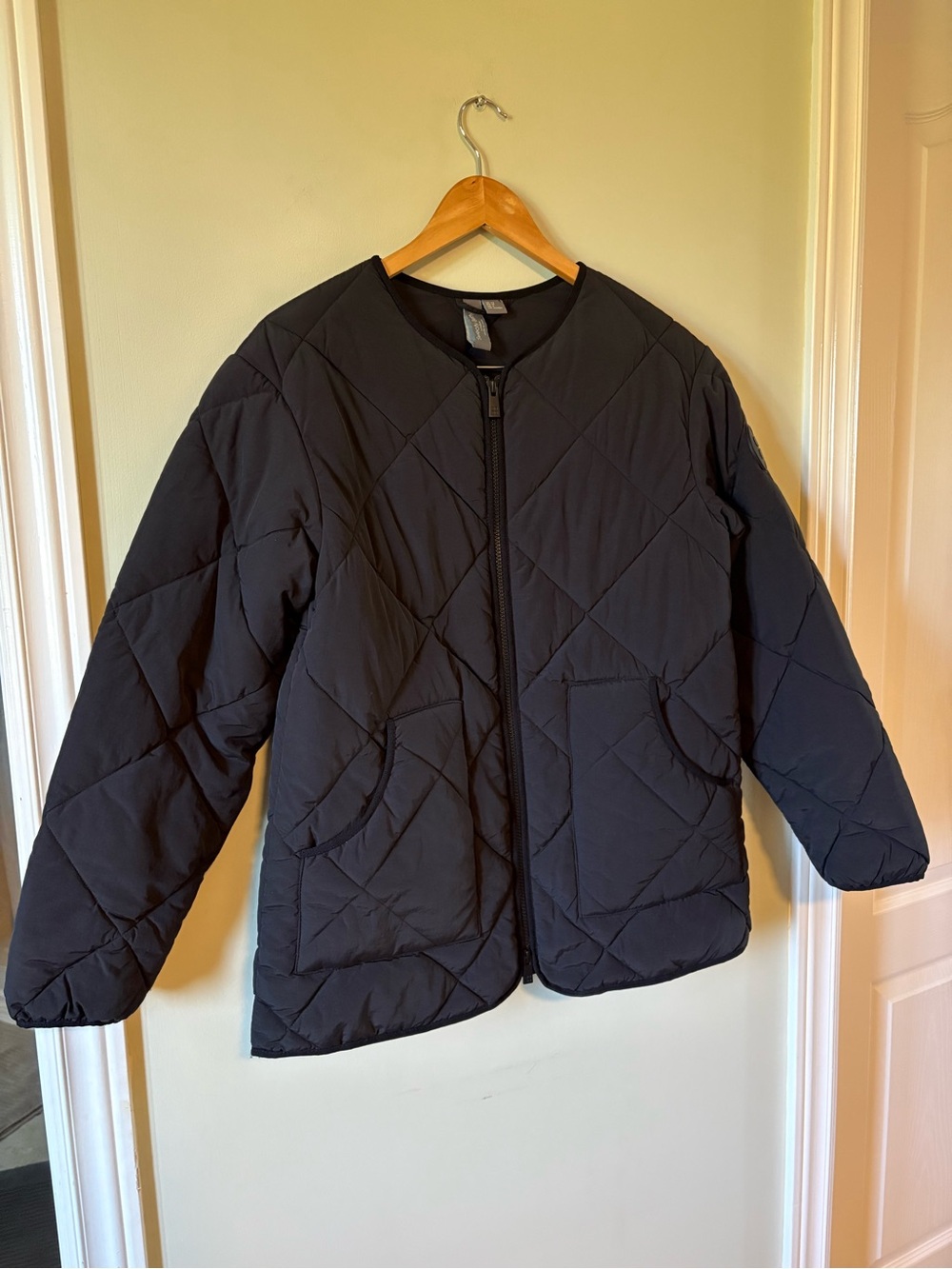 Womens Sweaty Betty Black Quilted Puffer Jacket XS - Black